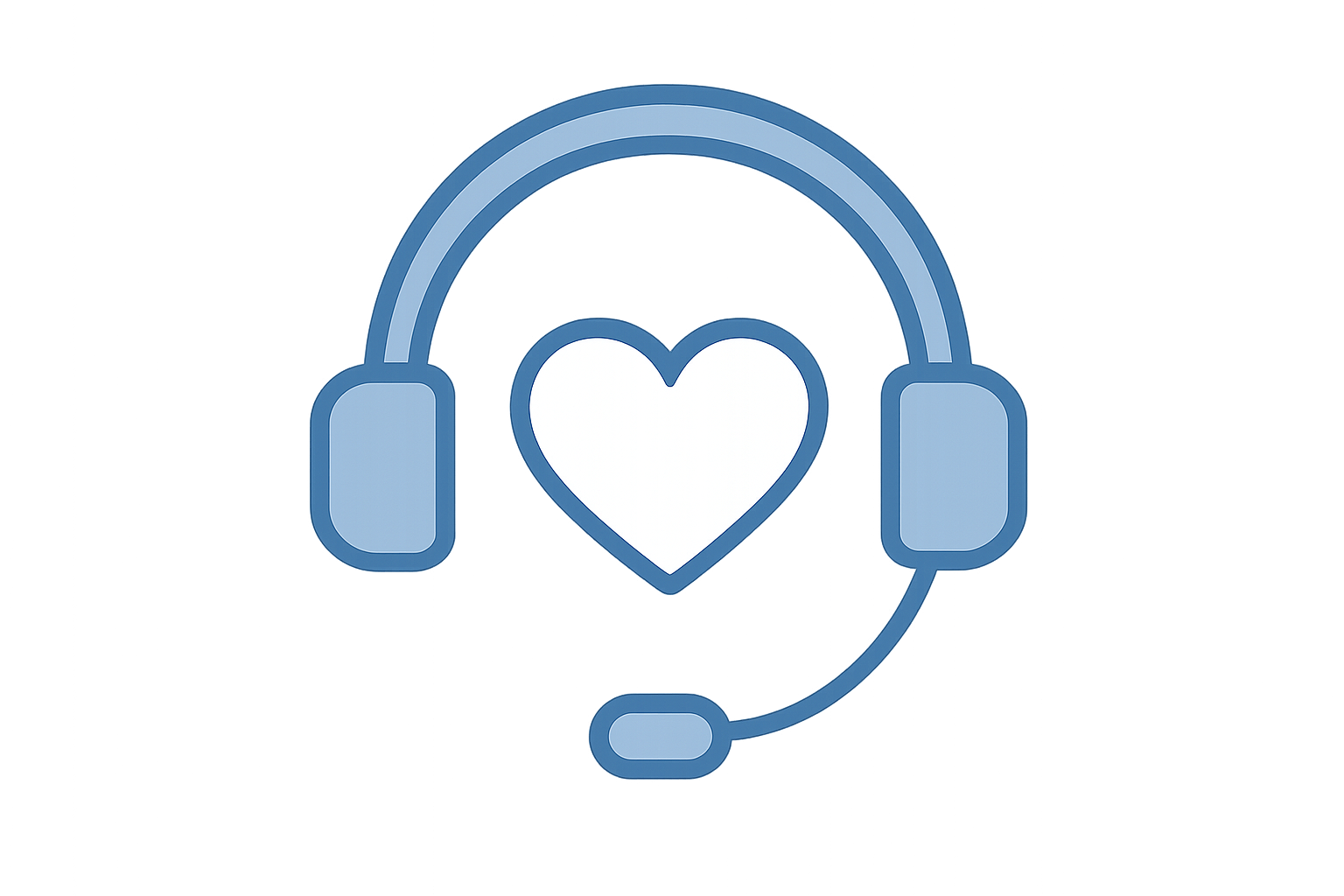 帮我设计一个 delicated support（客服支持好）的矢量图 要求简洁 符合当前主题颜色